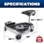 RACATAC Kneeling and Sitting Creeper Tool