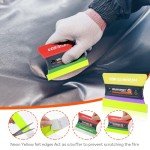 Magnetic Squeegees Vinyl Wrap Tool Kit - 4 Pack