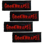 GEEKWRAPS Mini Magnet Strips - Set of 4