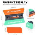 Magnetic Squeegees Vinyl Wrap Tool Kit - 4 Pack