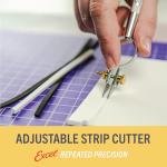 Excel Blades Dual Strip Cutter with Adjustable Width