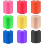 Clooflar 9 Pack Multi-Color Prewrap Athletic Tape