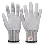 Grey Vinyl Wrap Gloves - Anti-Static 1 Pair