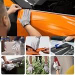 Grey Vinyl Wrap Gloves - Anti-Static 1 Pair