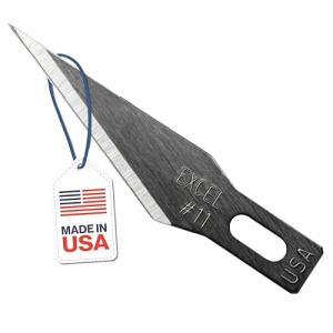 Excel Blades #11 Craft Knife Replacement Blades - 15 Pack