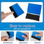 2 Pack Small Vinyl Squeegee Tool Kit
