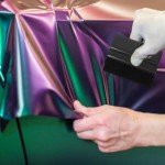 2 PCS Vinyl Squeegee Window Felt Squeegee Vinyl Wrap Tool Kit with 6 PCS Squeegee Felt Fabric Window Tint Tools Felt Squeegee Window Film Application Kit Black Car Squeegee for Glass Film Application