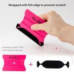 Vinyl Wrap Squeegee Set with Felt, 4-Pack