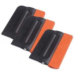 Magnetic Vinyl Squeegee with Felt - 3 Pack