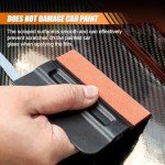 Magnetic Vinyl Squeegee with Felt - 3 Pack