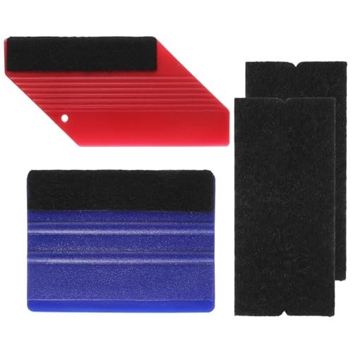 2-Piece Vinyl Squeegee Set with Felt Edges