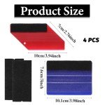 2-Piece Vinyl Squeegee Set with Felt Edges
