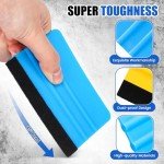 100 Pcs Vinyl Wrap Squeegee Tool Set