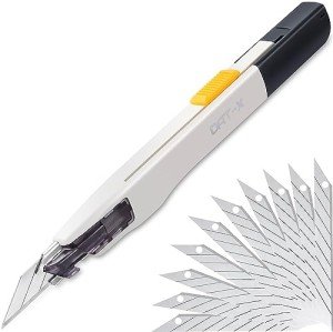 Precision Utility Knife with 10 Replacement Blades