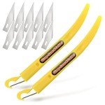 FOSHIO 2-in-1 Vinyl Wrap Knife and Squeegee Set