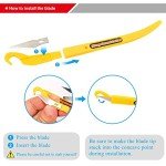 FOSHIO 2-in-1 Vinyl Wrap Knife and Squeegee Set