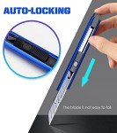 Retractable Utility Knife Set with Extra Blades