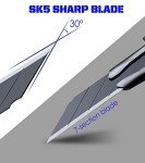 Retractable Utility Knife Set with Extra Blades