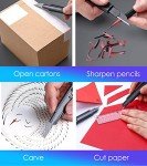 Retractable Utility Knife Set with Extra Blades