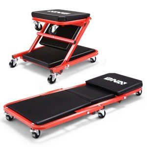 Rolling Folding Car Creeper Seat with Casters