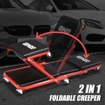 Rolling Folding Car Creeper Seat with Casters