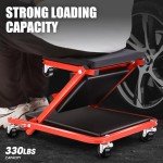 Rolling Folding Car Creeper Seat with Casters