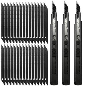 Retractable Utility Knife with 30 Replacement Blades