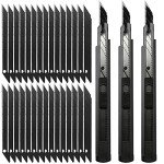 Retractable Utility Knife with 30 Replacement Blades
