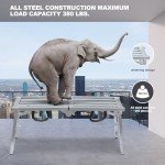Adjustable Steel Scaffolding Platform for DIY Projects