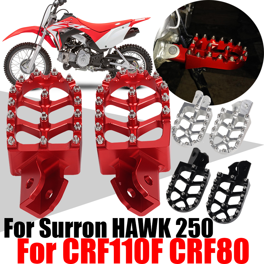 Hawk 250 Footpegs for Honda CRF110F Models