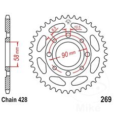 JT Steel Sprocket fits Honda Daelim Hyosung Kreidler Kymco