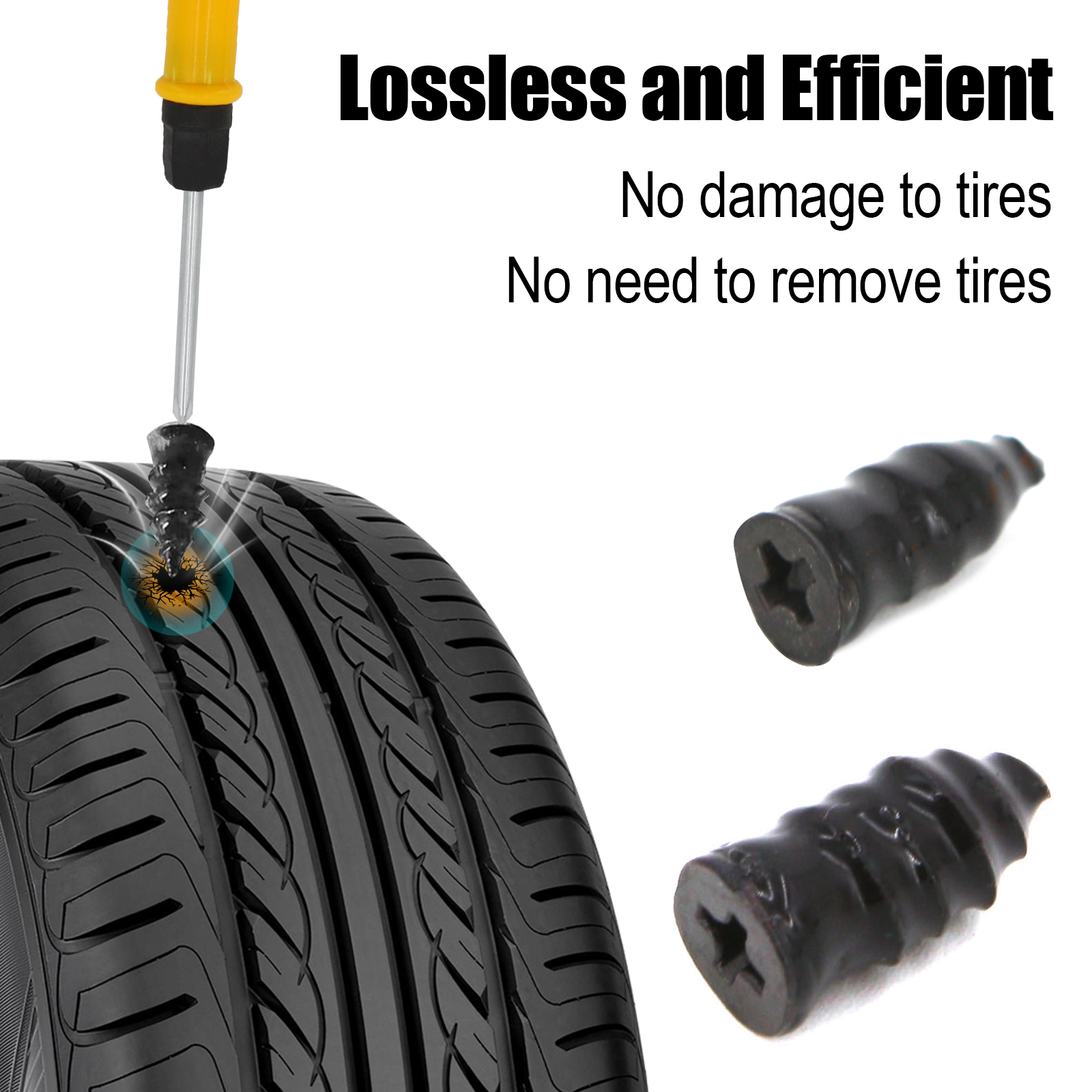 Hawk 250 Motorcycle Car Tire Repair Tool Kit
