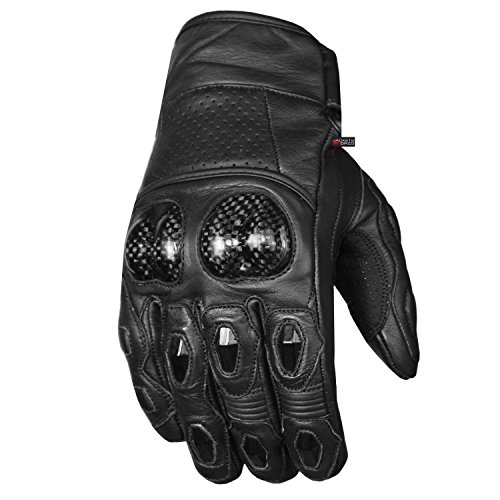 XL Men's Premium Leather Street Palm Sliders Gloves