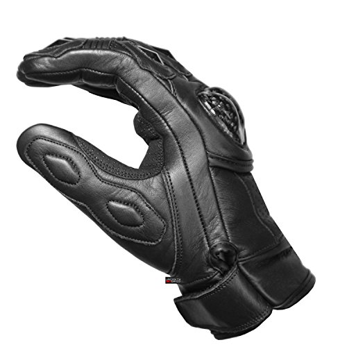 XL Men's Premium Leather Street Palm Sliders Gloves