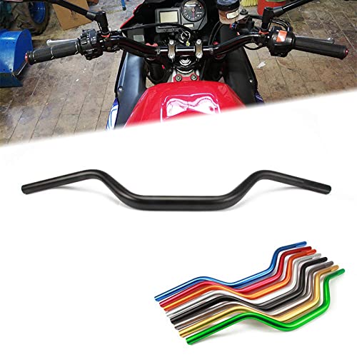 28mm Motorcycle Handlebar - Mid-Rise - Black