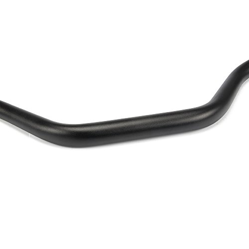 28mm Motorcycle Handlebar - Mid-Rise - Black