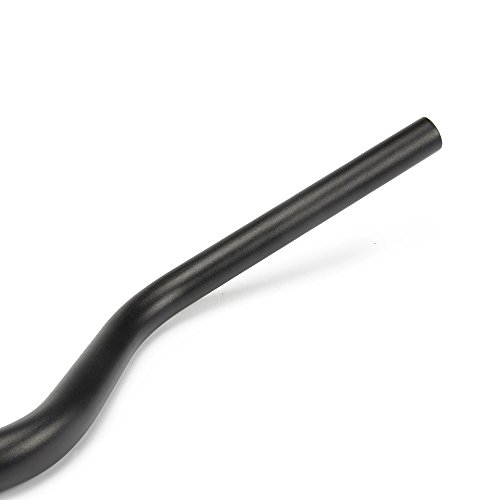 28mm Motorcycle Handlebar - Mid-Rise - Black