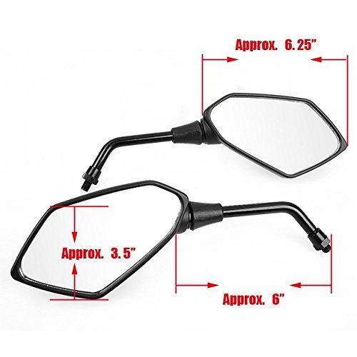 HTTMT Heavy Duty Hawk 250 Motorcycle Mirrors
