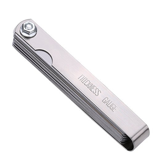 Foldable Metric Imperial Steel Feeler Gauge - 32 Blades