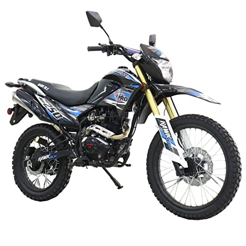 Hawk DLX 250 EFI Fuel Injection 250cc Motorcycle, Blue