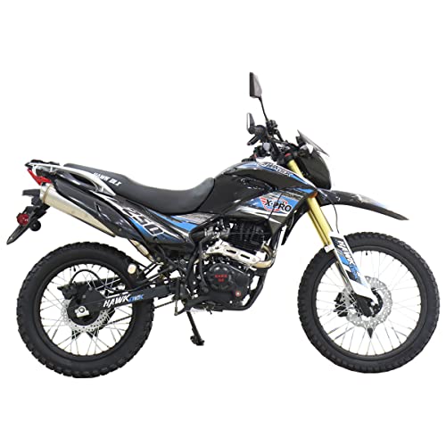 Hawk DLX 250 EFI Fuel Injection 250cc Motorcycle, Blue