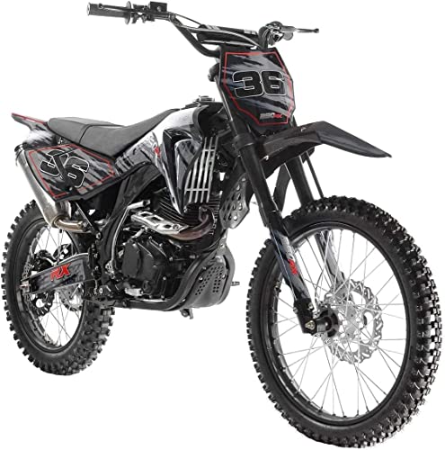 APOLLO Hawk 250cc Dirt Bike - Midnight Black