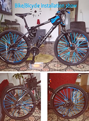 Hawk 250 Motorcycle: 75pcs Spoke Skins for 21" Rims