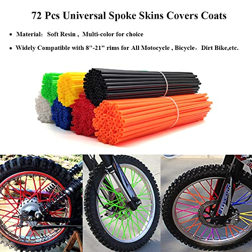 Hawk 250 Motorcycle: 75 Spoke Skins for 21" Rims
