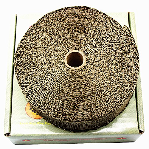 ledaut Titan Auspuff Wärme Wrap Rolle - Motorcycle Fiberglass Heat Shield