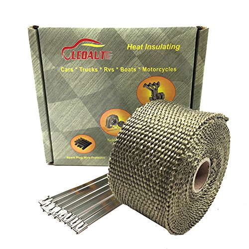 Titanium Motorcycle Heat Shield Insulation - 16' Roll