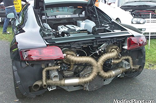 Hawk 250 Motorcycle: 2"x 100' Titanium Exhaust Wrap