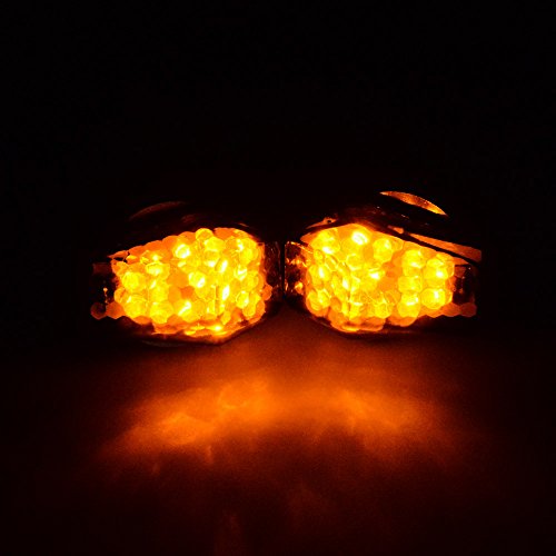 Universal Motorcycle LED Blinkers, 15pcs, Amber, Hawk 250