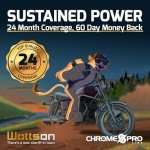 Hawk 250 Motorcycle Chrome Pro Sealed iGel Battery