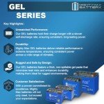Powerful Gel Battery for Honda Rebel 250 (1996-2014)